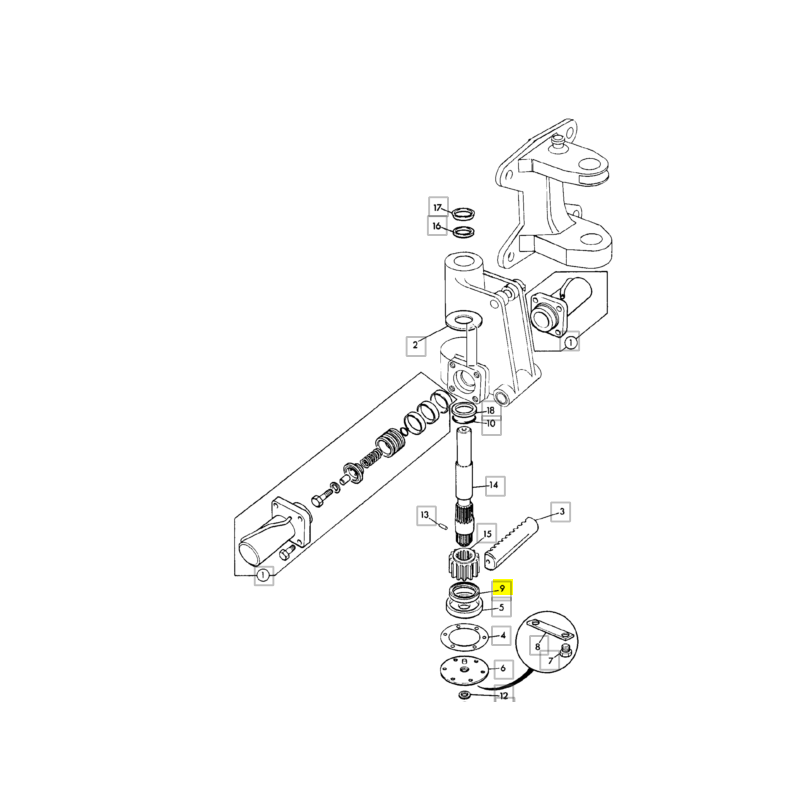 ВТУЛКА ПРИВОДА JCB COAPRKO-ПОГРУЗЧИК