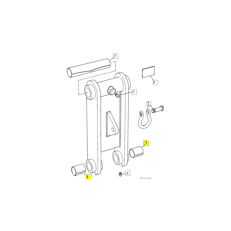 ВТУЛКА КОВША JCB ЭКСКАВАТОР-ПОГРУЗЧИК