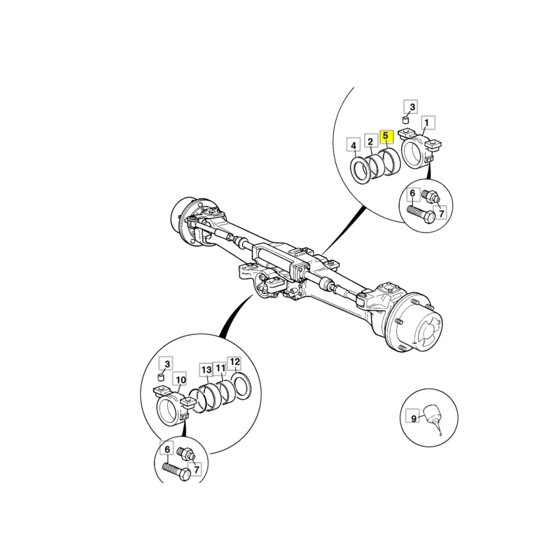JCB ТЕЛЕСКОПИЧЕСКИЙ ПОГРУЗЧИК МОСТ ПОДВЕСКА ВТУЛКА