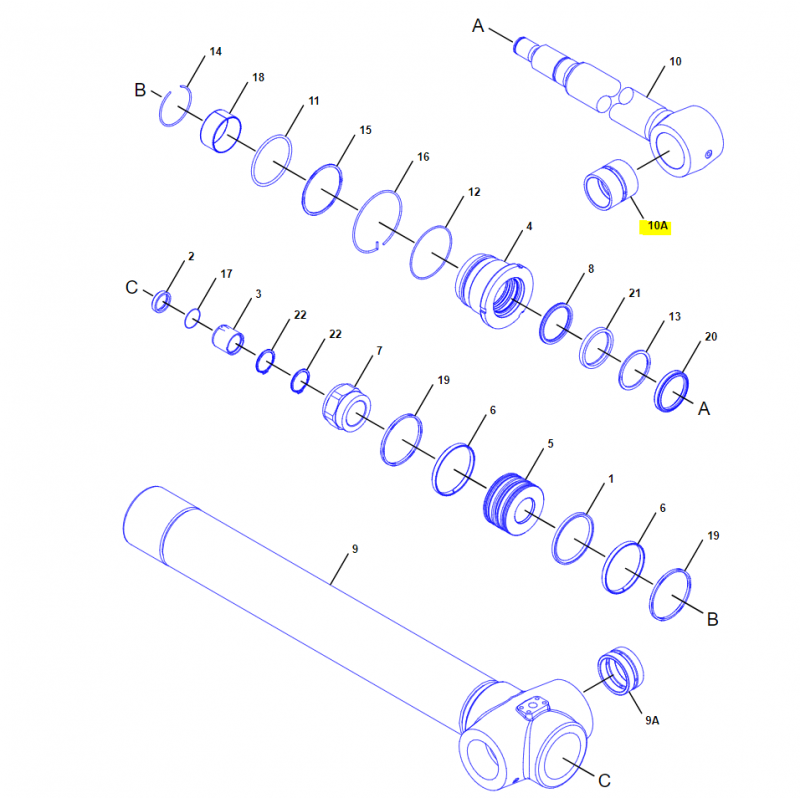 ВТУЛКА ПРИВОДА STICK CAT ЭКСКАВАТОР