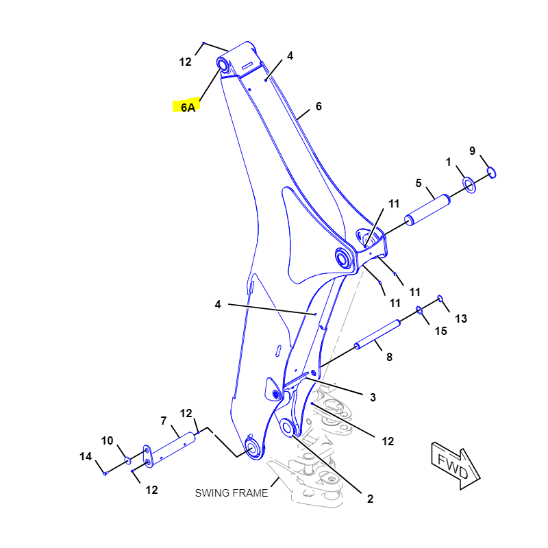 ВТУЛКА СТРЕЛЫ CAT ЭКСКАВАТОР-ПОГРУЗЧИК
