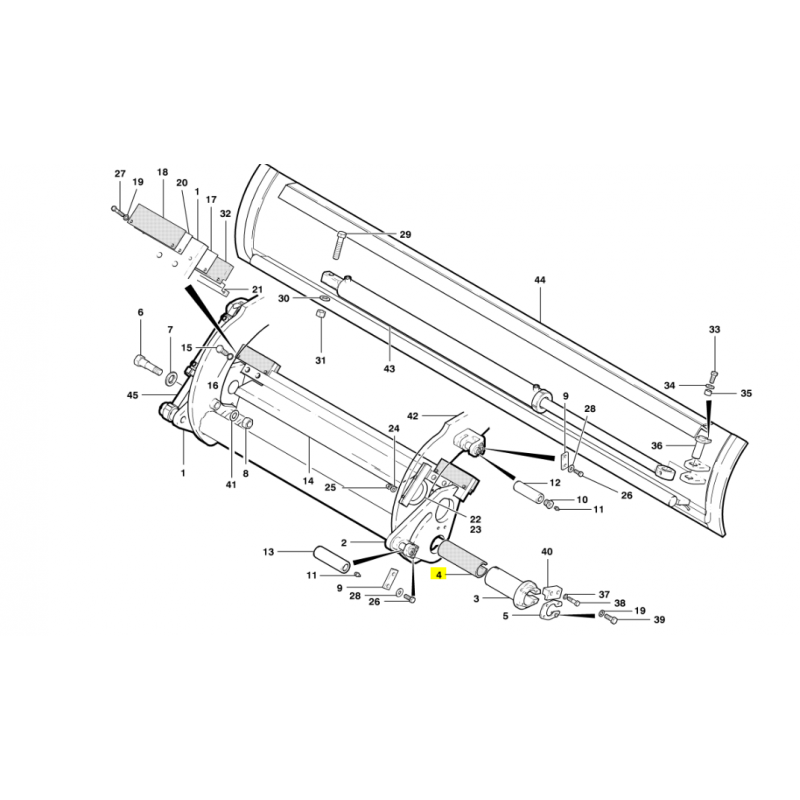 ВТУЛКА В ОТВАЛЕ VOLVO ГРЕЙДЕР
