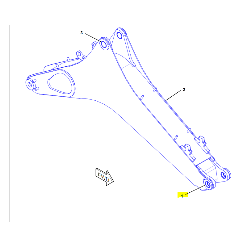 ВТУЛКА СТРЕЛЫ CAT ЭКСКАВАТОР-ПОГРУЗЧИК CVA