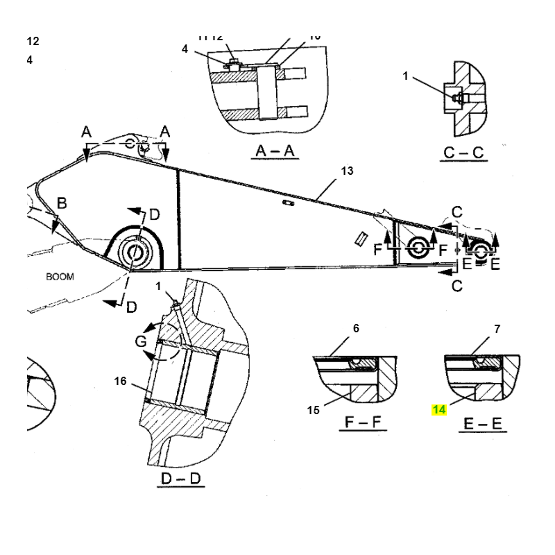 РУКАВ РУКИ ПАЛКИ КОТА МИНИ ЭКСКАВАТОР