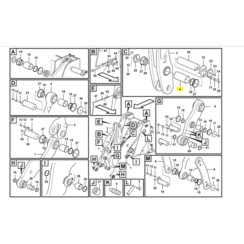 ВТУЛКА КОВША VOLVO ПОГРУЗЧИК