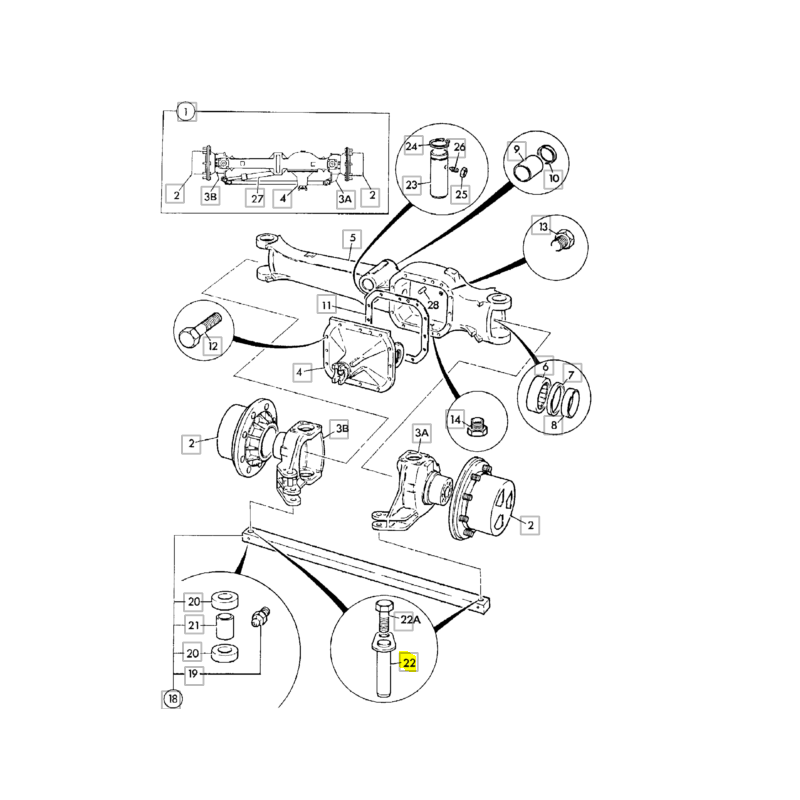 ШАРНИРНЫЙ ШАРНИР JCB ЭКСКАВАТОР-ПОГРУЗЧИК CVA