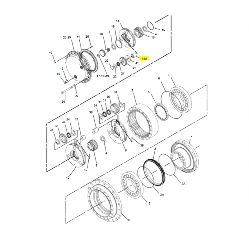 ВТУЛКА НОСИТЕЛЯ CAT SATELLITE ЭКСКАВАТОР