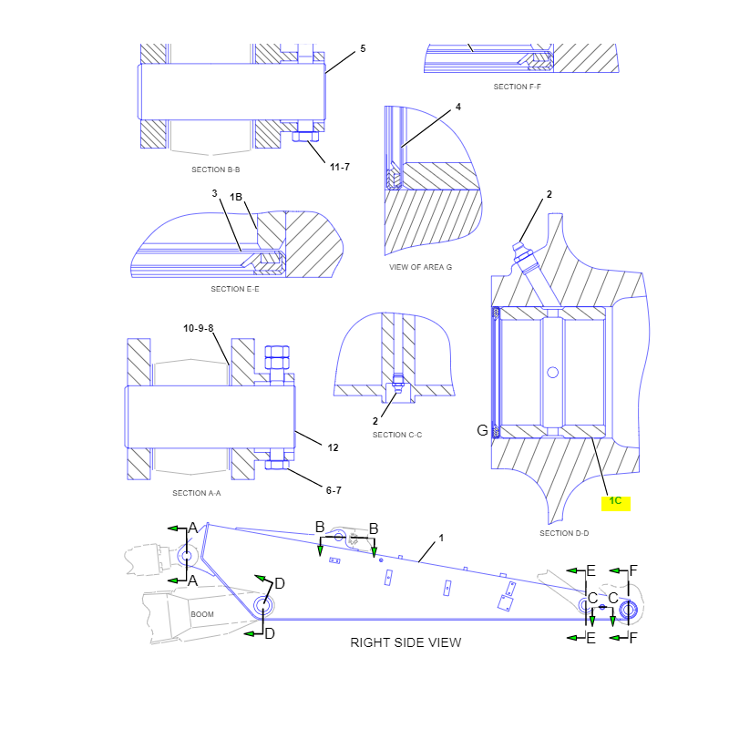 ВТУЛКА ПРИВОДА BOOM CAT МИНИ ЭКСКАВАТОР ЭКСКАВАТОР