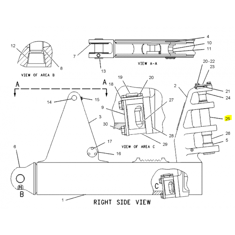 ПРОКЛАДКА ВТУЛКИ CAT БУЛЬДОЗЕР