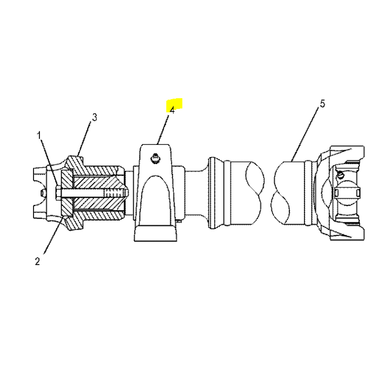 ВТУЛКА ПОДДЕРЖКИ ВАЛЫ CAT ПОГРУЗЧИК