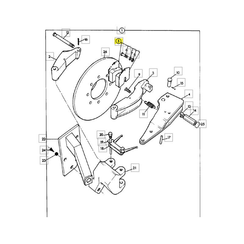 ТОРМОЗНЫЕ КОЛОДКИ CVA ЭКСКАВАТОР-ПОГРУЗЧИК JCB