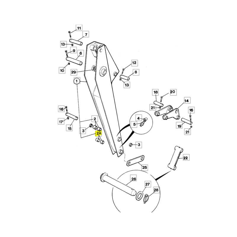 ВТУЛКА РЫЧАГА JCB ЭКСКАВАТОР-ПОГРУЗЧИК