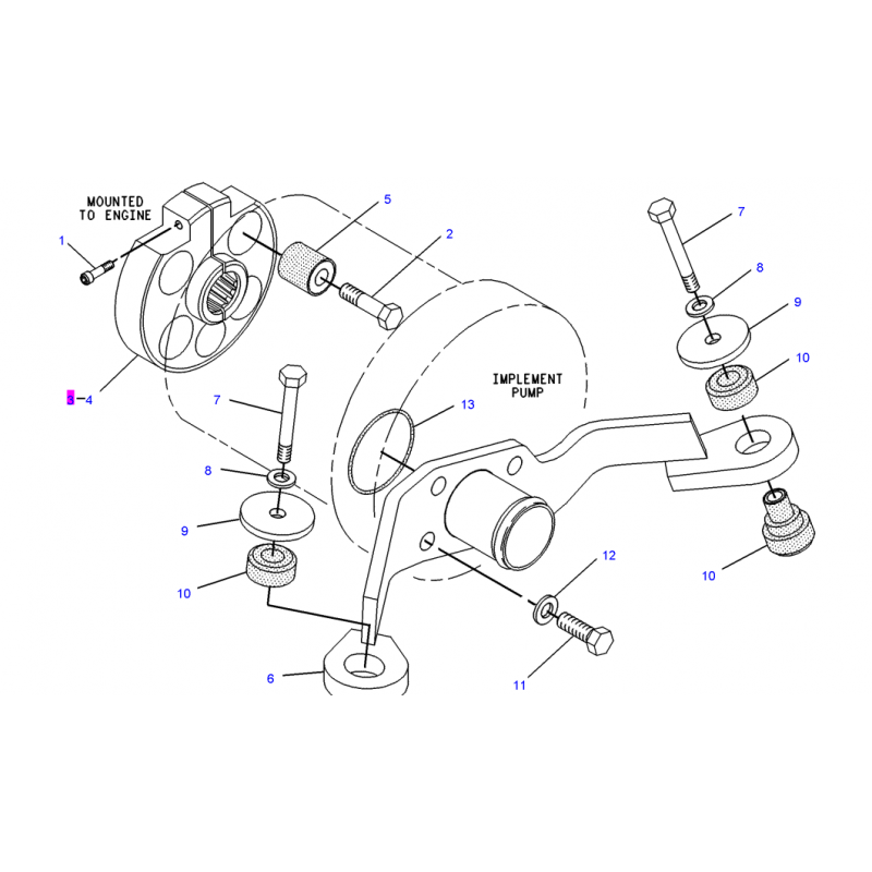 МУФТА ГИДРАВЛИЧЕСКОГО НАСОСА CVA ЭКСКАВАТОР-ПОГРУЗЧИК CAT