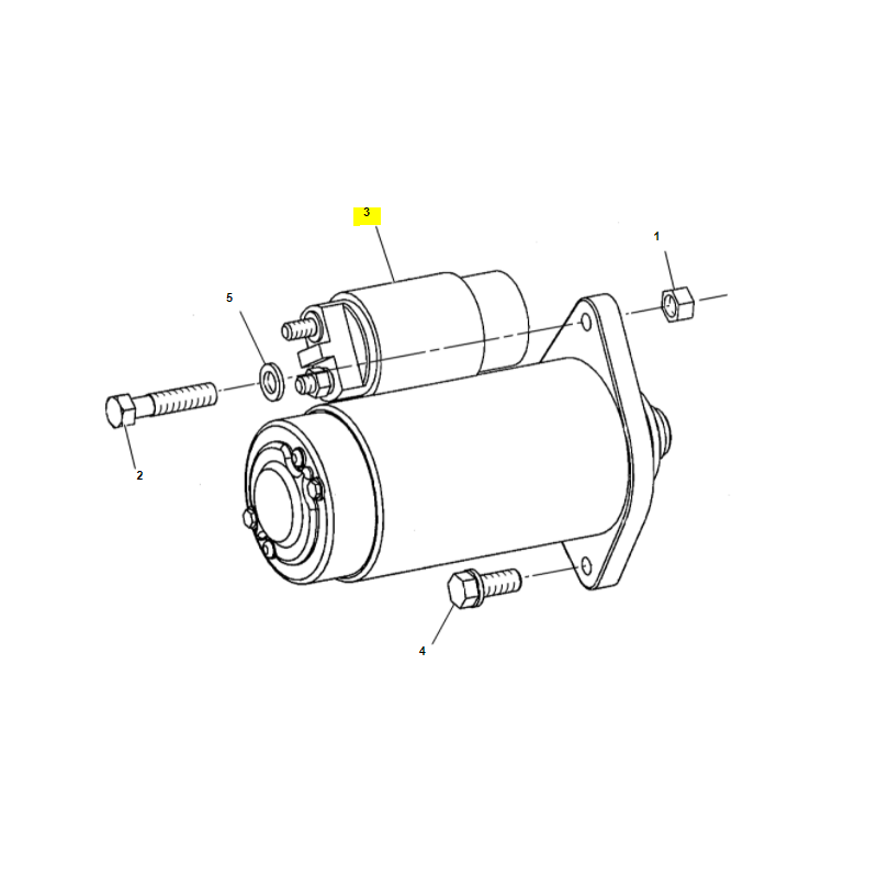 СТАРТЕР МИНИ ЭКСКАВАТОР CATERPILLAR 12V CVA
