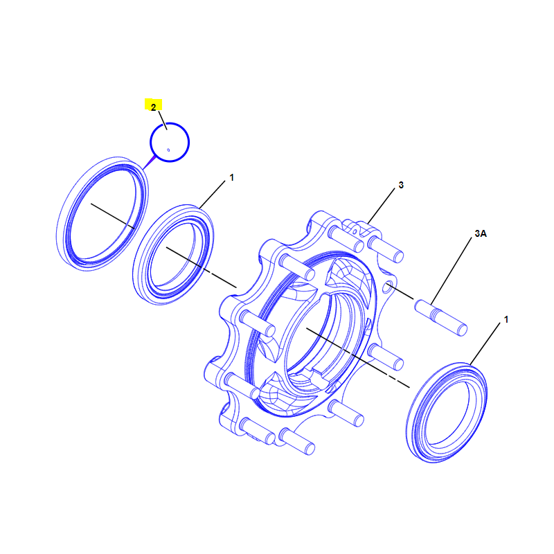 УПЛОТНЕНИЕ ДЕМПФЕРА CAT ЭКСКАВАТОР-ПОГРУЗЧИК CVA