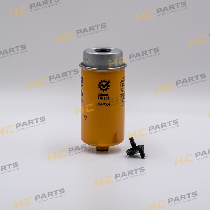 CAT Water separator fuel system - backhoe loader