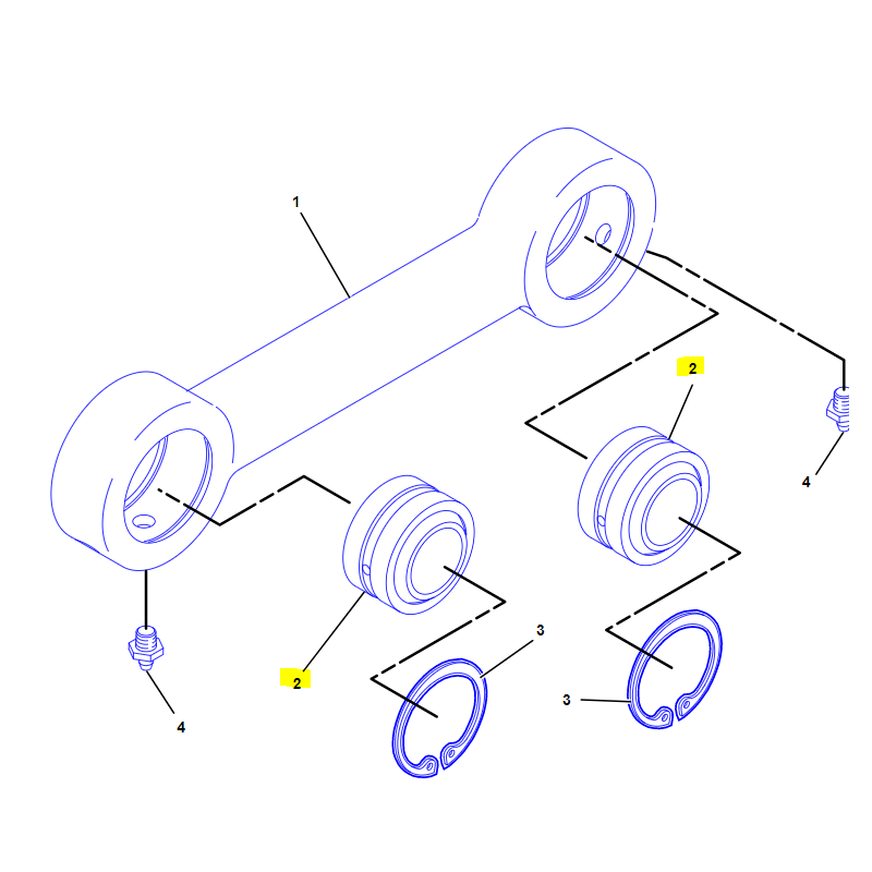 ПОДШИПНИК КАЧАНИЯ РУКИ ЭКСКАВАТОРА КАТ КВА ГУСЕНИЧНЫЙ