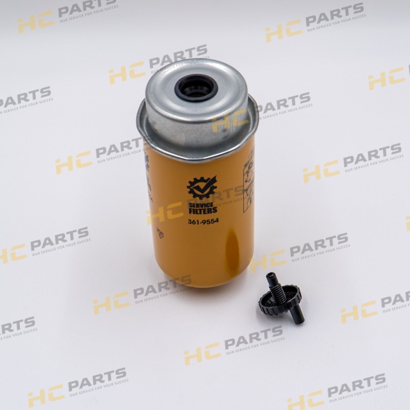 CAT Water separator fuel system - backhoe loader