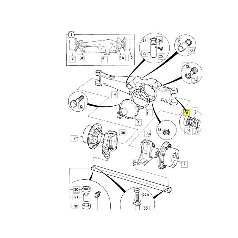 JCB ПОЛУОСНЫЙ ПОДШИПНИК ЭКСКАВАТОР-ПОГРУЗЧИК ТЕЛЕСКОПИЧЕСКИЙ ПОГРУЗЧИК CVA