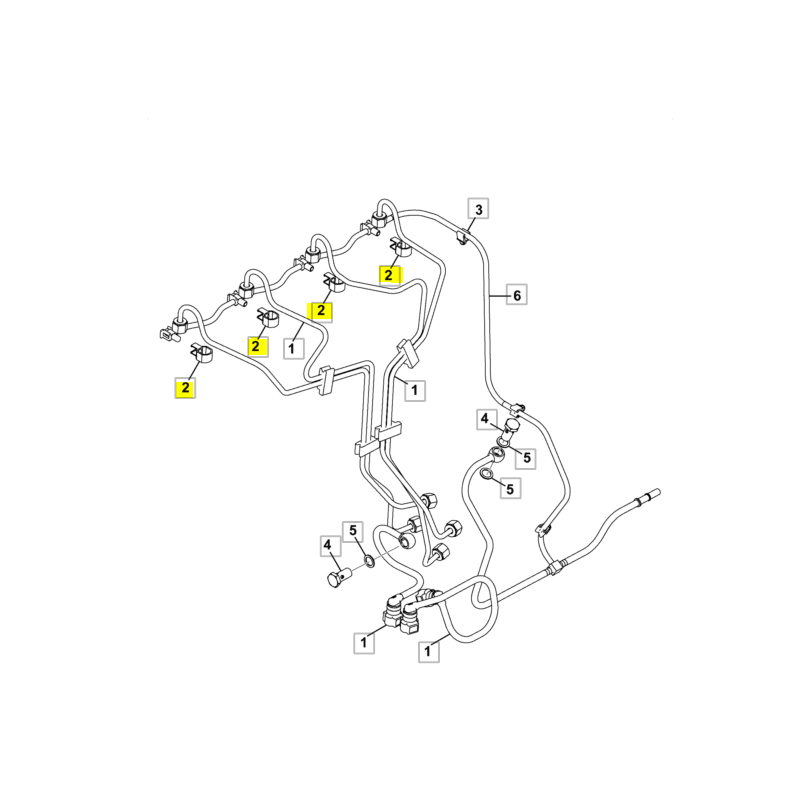 КОЛЬЦО ТОПЛИВОПРОВОДА JCB