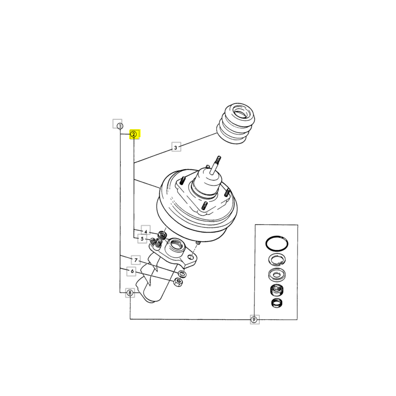 ТОРМОЗНОЙ НАСОС SERVO JCB ЭКСКАВАТОР-ПОГРУЗЧИК