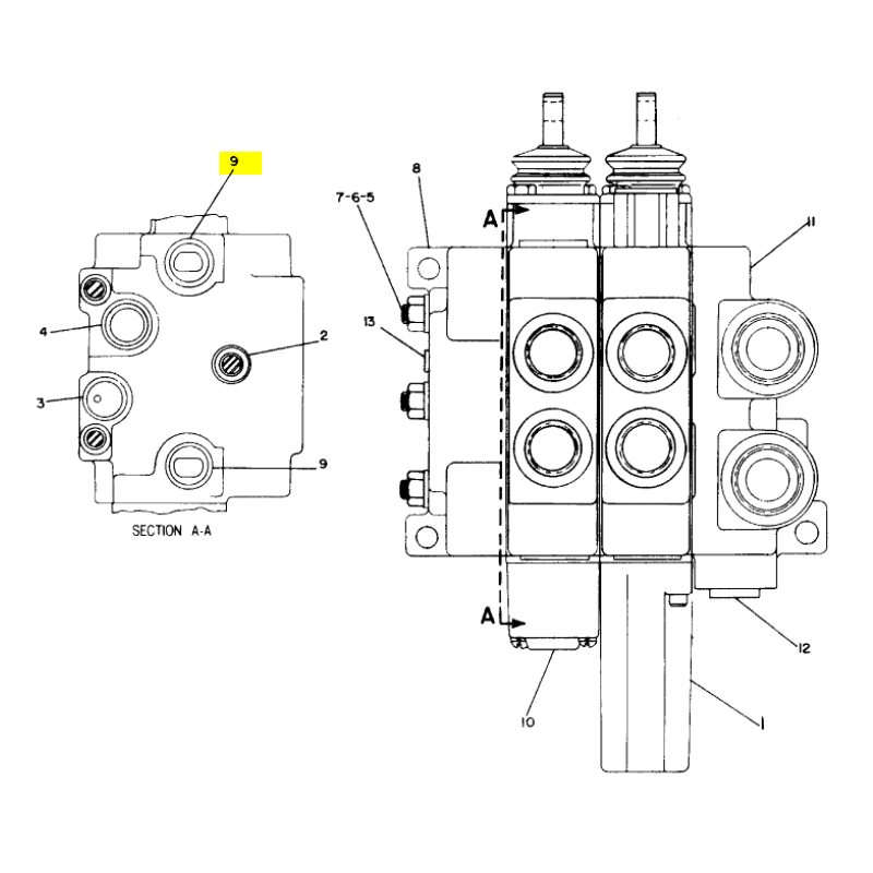 УПЛОТНИТЕЛЬНОЕ КОЛЬЦО В CAT-СПЛИТТЕРЕ