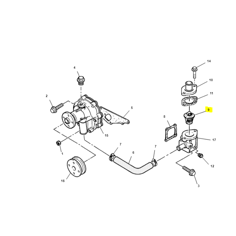 ТЕРМОСТАТ CAT МИНИ-ЭКСКАВАТОР