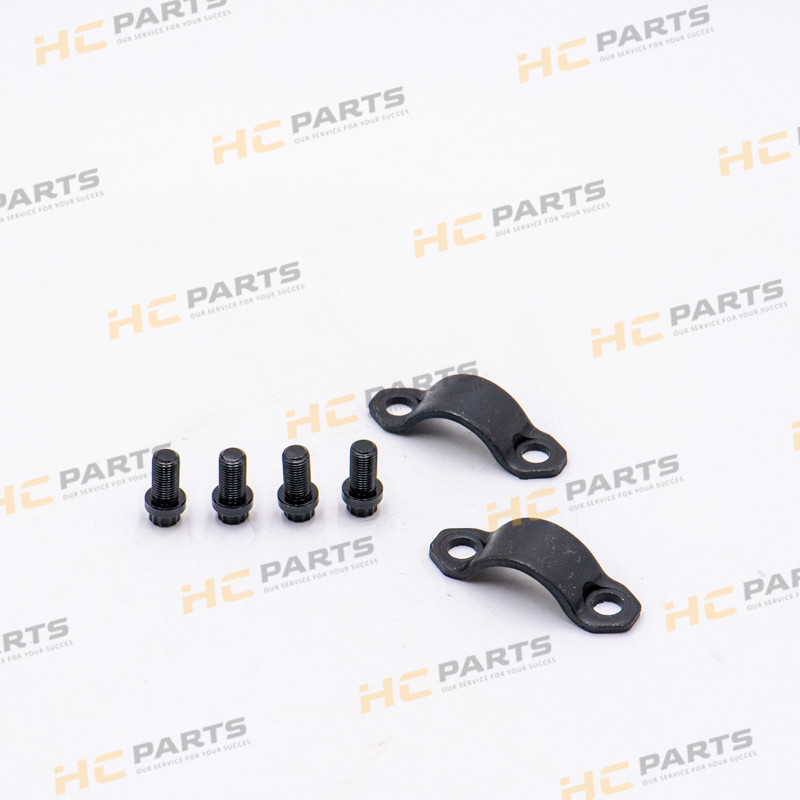 JCB Set of clamps and bolts - Cross mount on the propeller shaft