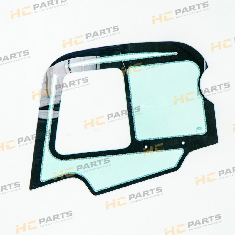 JCB Left side door glass - Fastrac