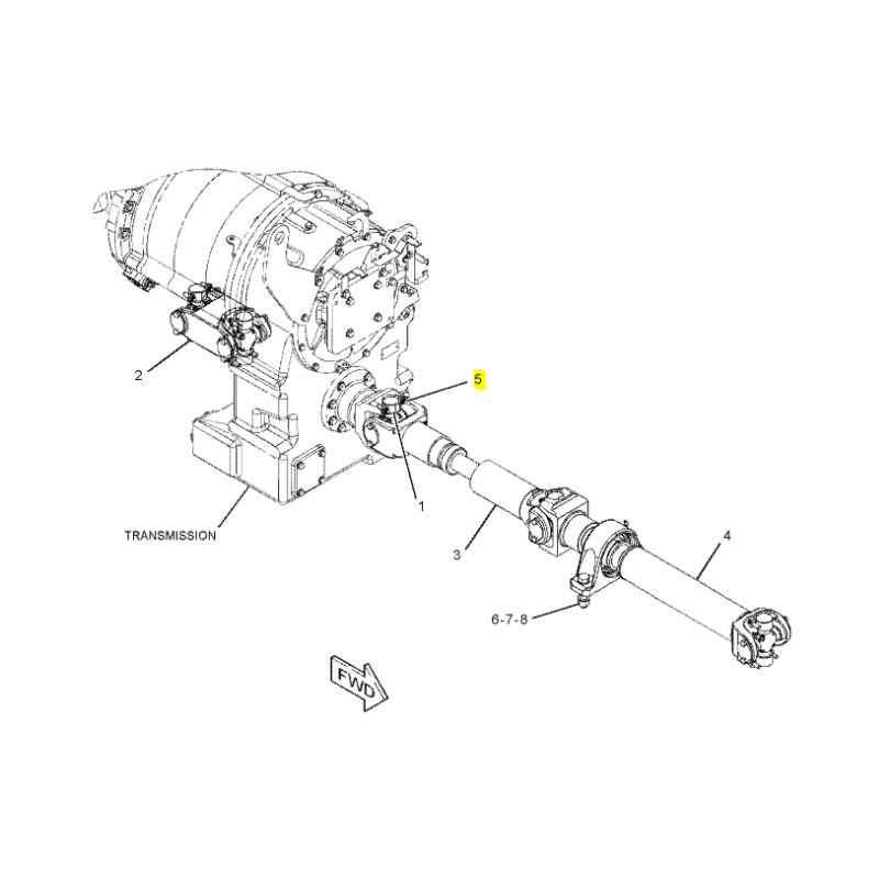 ВИНТ ПЕРЕДНЕГО МОСТА CAT ПОГРУЗЧИК