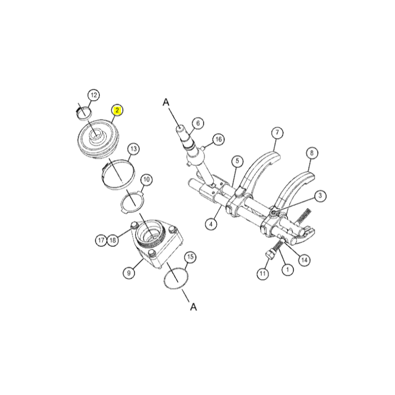 РЕЗИНОВАЯ КРЫШКА РЫЧАГА CAT ЭКСКАВАТОР-ПОГРУЗЧИК
