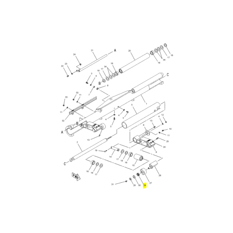 САМОУСТАНАВЛИВАЮЩИЙСЯ ПОДШИПНИК ПОГРУЗЧИК CAT