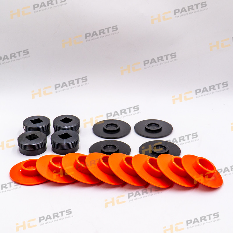 JCB Set of wearpads stabilizers (6mm) - 3CX 4CX