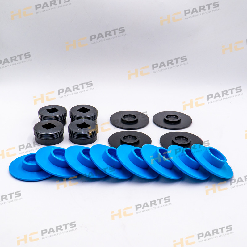 JCB Set of wearpads stabilizers (7mm) - 3CX 4CX