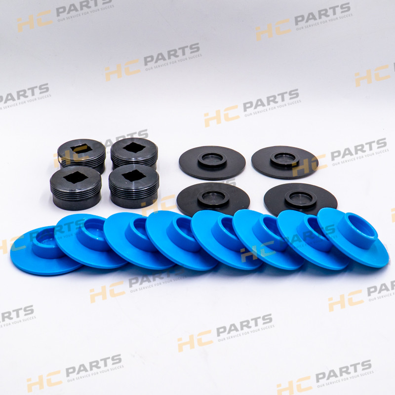JCB Set of wearpads stabilizers (7mm) - 3CX 4CX