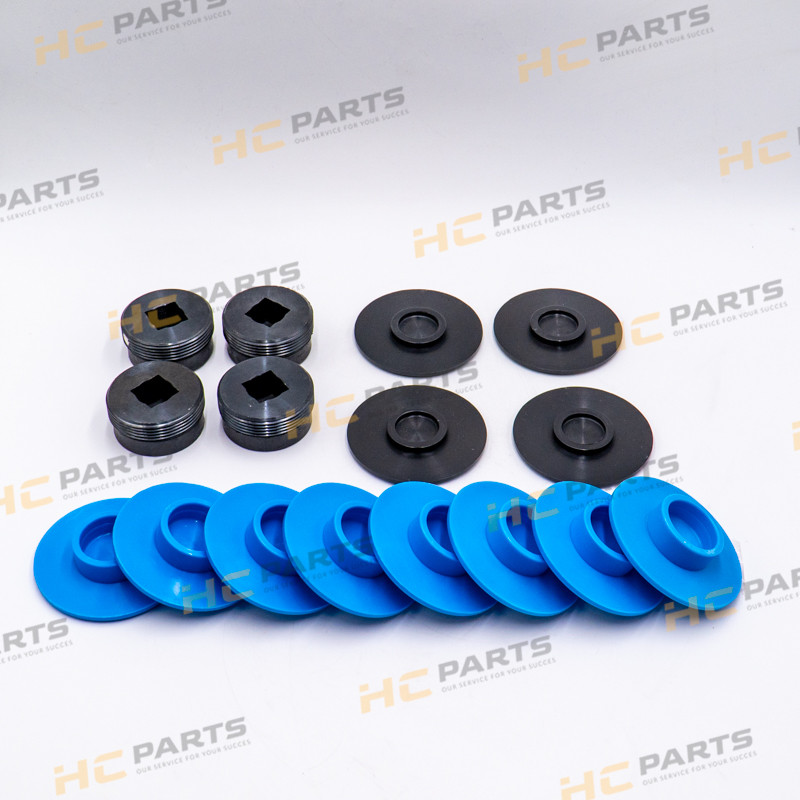 JCB Set of wearpads stabilizers (7mm) - 3CX 4CX