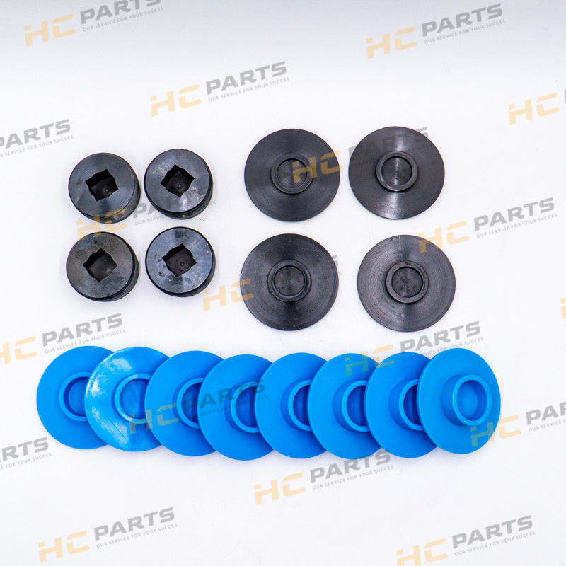 JCB Set of wearpads stabilizers (7mm) - 3CX 4CX