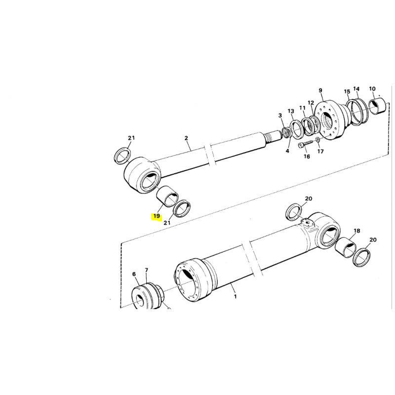 ВТУЛКА ПРИВОДА VOLVO ПОГРУЗЧИК