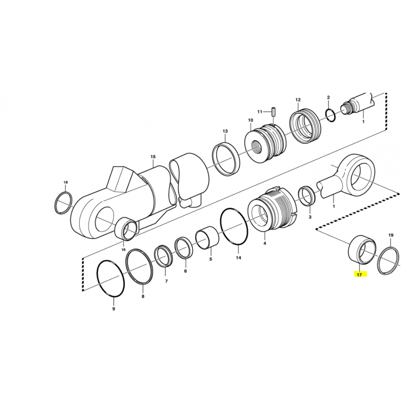ВТУЛКА ПРИВОДА VOLVO ЭКСКАВАТОР-ПОГРУЗЧИК