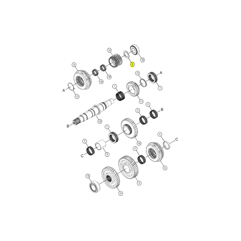 КОРОБКА ПЕРЕДАЧ CAT ЭКСКАВАТОР-ПОГРУЗЧИК