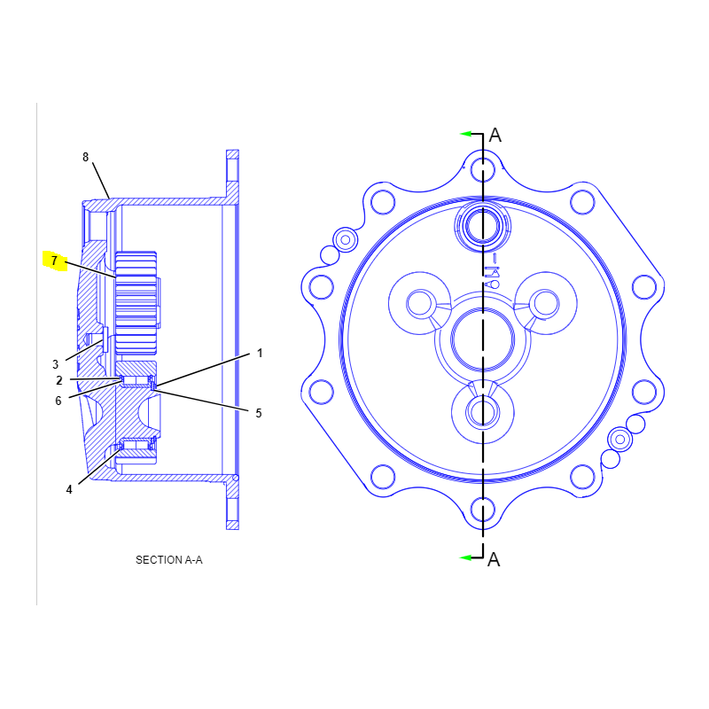 КОЛЕСНАЯ ПАРА CAT ЭКСКАВАТОР-ПОГРУЗЧИК