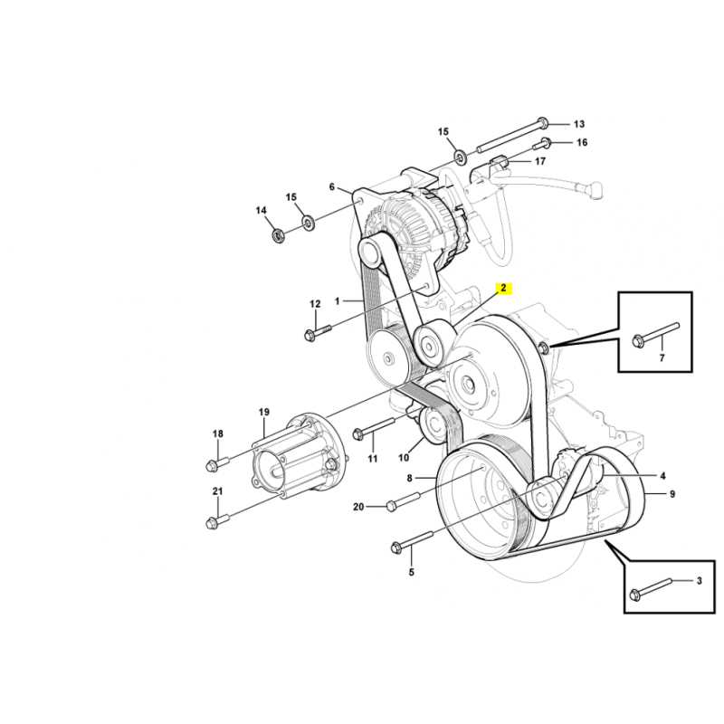 НАТЯЖНОЙ РОЛИК VOLVO ЭКСКАВАТОР