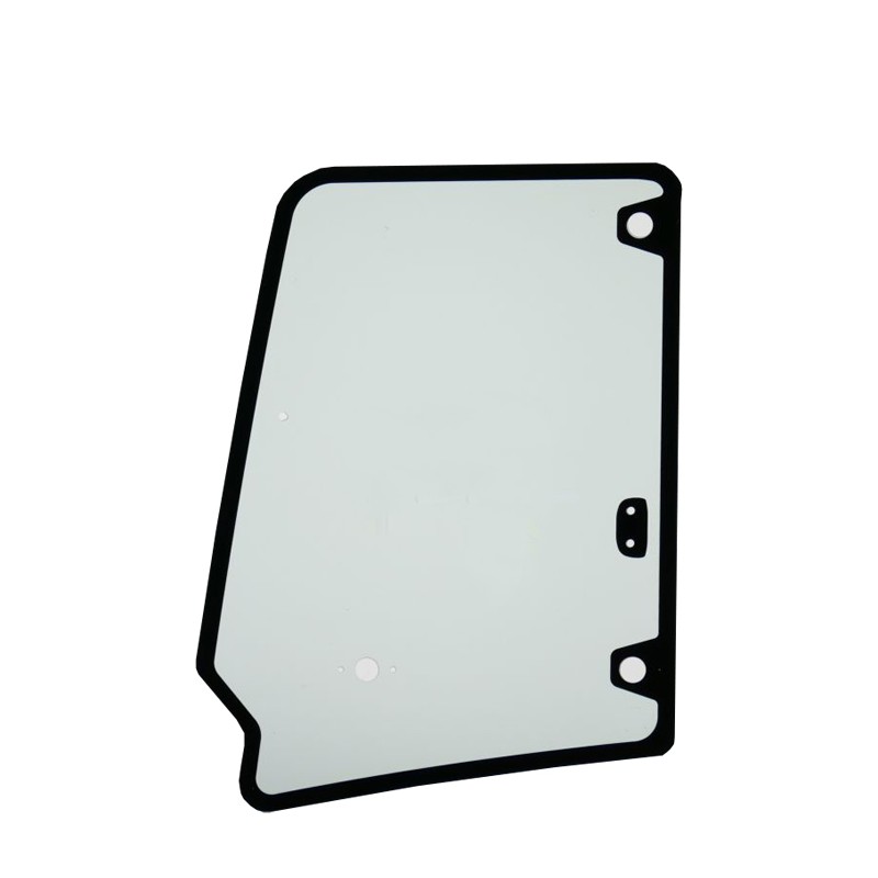 СТЕКЛО ДВЕРИ ВЕРХНЯЯ ЛЕВАЯ СТОРОНА ШЕЛКОГРАФИЯ ЭКСКАВАТОР-ПОГРУЗЧИК CAT 428F 3822261