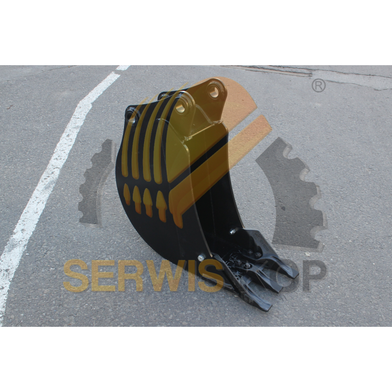 Bucket 30 cm suitable for TEREX 760, 820, 860, 970 HB400 - NEXGEN