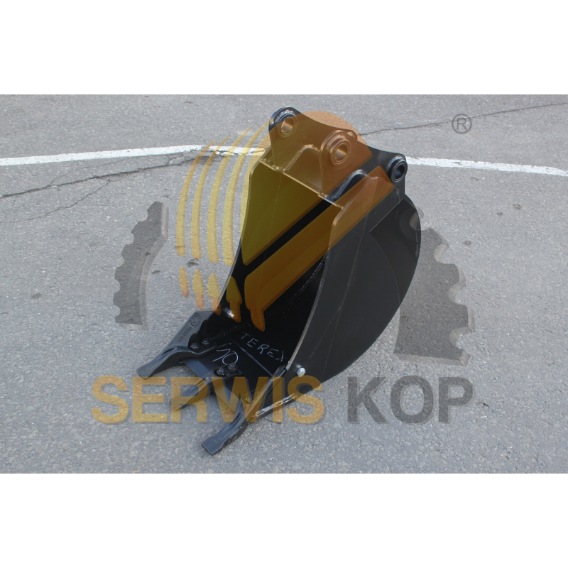Bucket 40 cm suitable for TEREX 760, 820, 860, 970 HB400 - NEXGEN