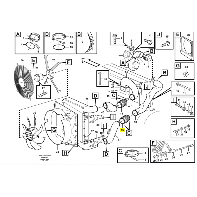 ВОЗДУШНЫЙ ШЛАНГ VOLVO САМОСВАЛ ПОГРУЗЧИК