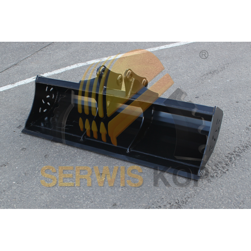 Grading bucket 150cm suitable for TEREX 760, 820, 860, 970 HB400 blade - NEXGEN
