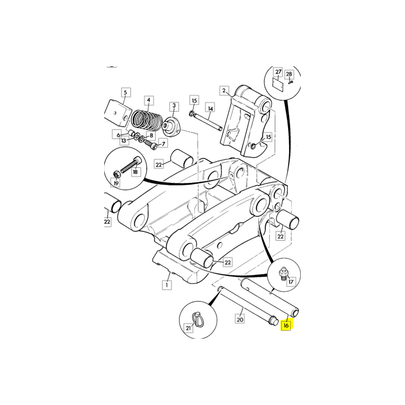 БЫСТРОРАЗЪЕМНЫЙ ШТИФТ CVA / JCB