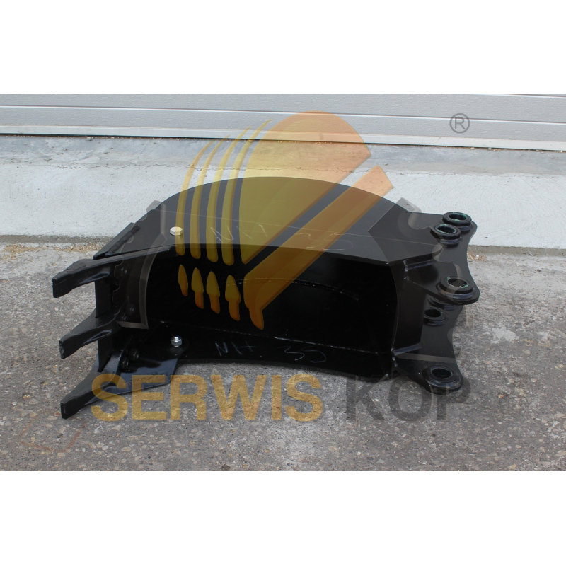 Bucket 35 cm suitable for NEW HOLLAND NH85, NH95, LB110, LB115 - HB400