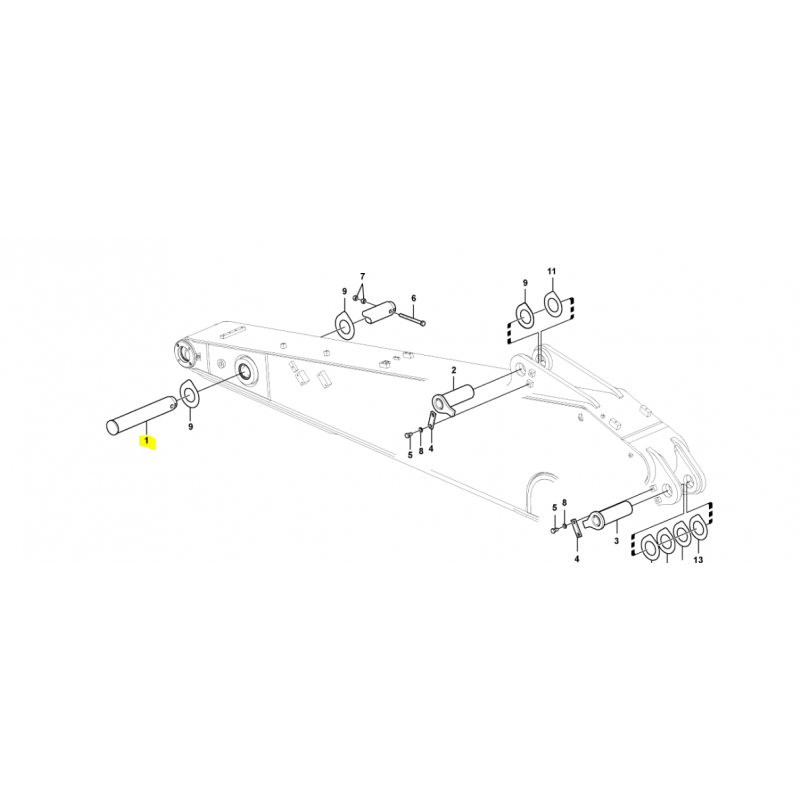 CVA ARM PIN ЭКСКАВАТОР VOLVO